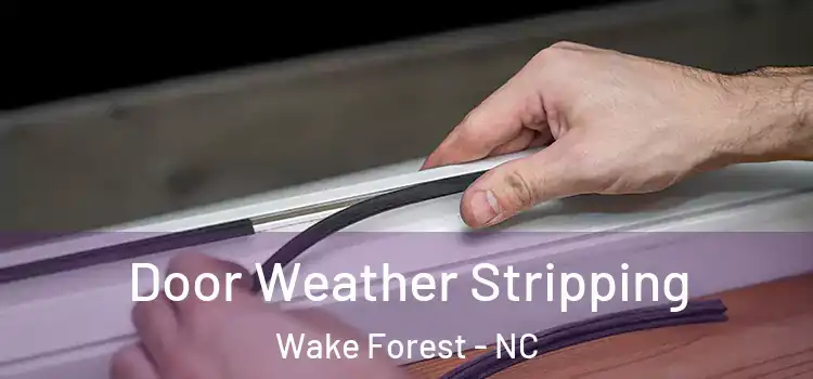  Door Weather Stripping Wake Forest - NC