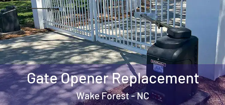 Gate Opener Replacement Wake Forest - NC