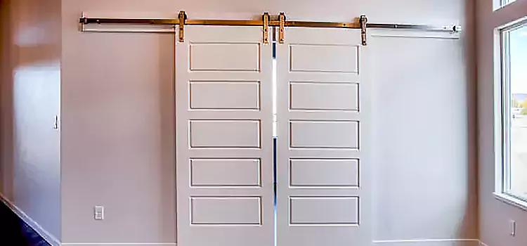 Glass Barn Door with Installation Hardware Kit Wake Forest